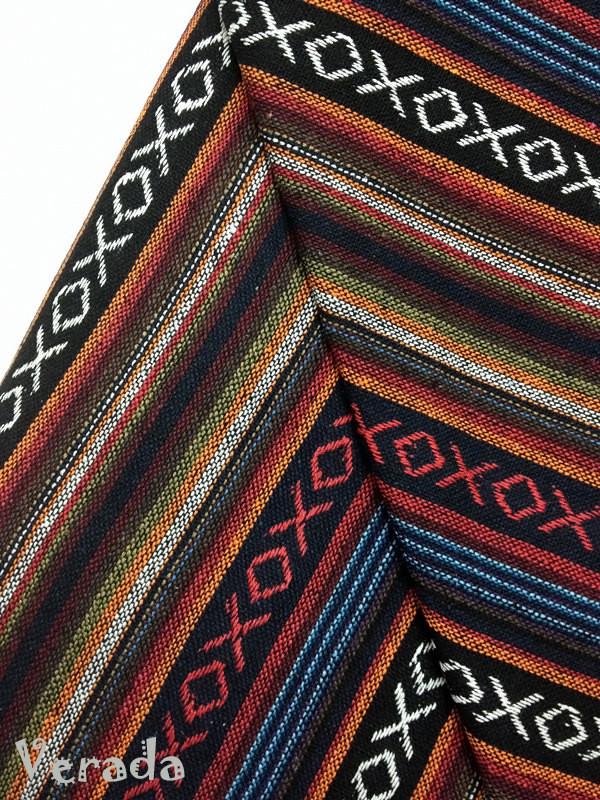Thai Woven Cotton Tribal Fabric Textile 1/2 yard (WF9)