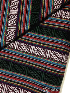 Thai Woven Cotton Tribal Fabric Textile 1/2 yard (WF15)