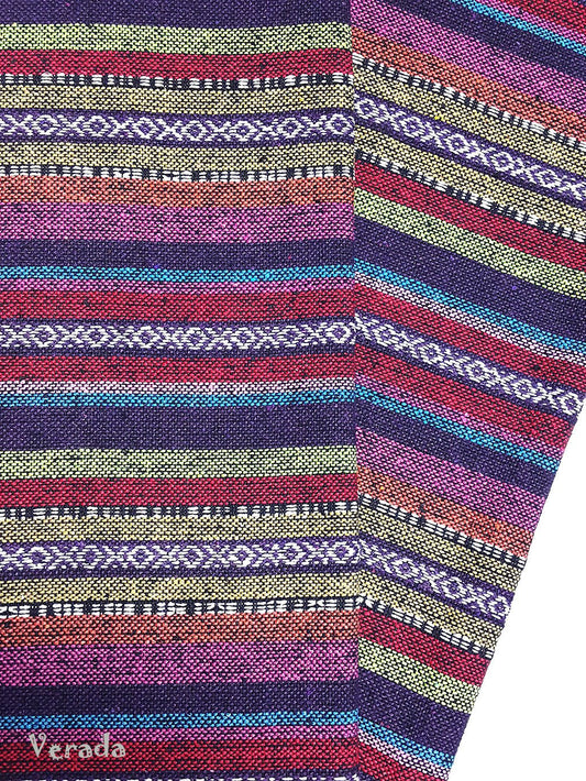 Thai Woven Cotton Tribal Fabric Textile 1/2 yard (WF85)