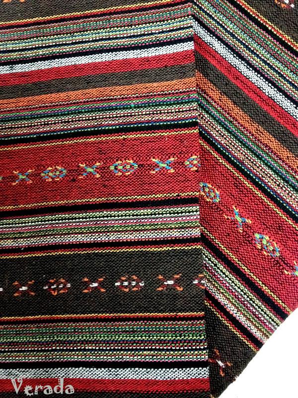 Thai Woven Cotton Tribal Fabric Textile 1/2 yard (WF38)