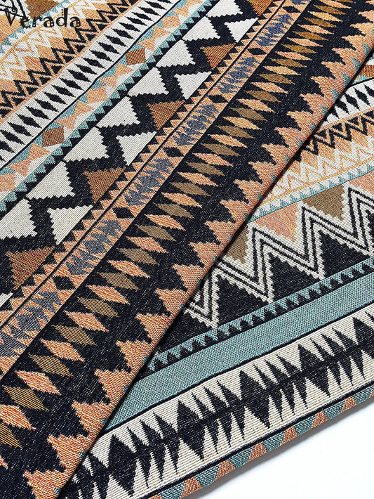 Thai Tribal Native Woven Fabric Cotton Textile 1/2 yard (WF106)