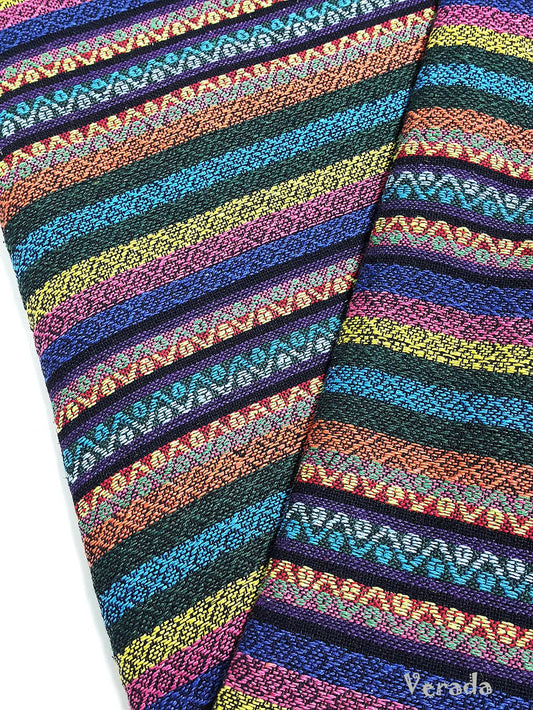 Thai Woven Cotton Tribal Fabric Textile 1/2 yard (WF105)
