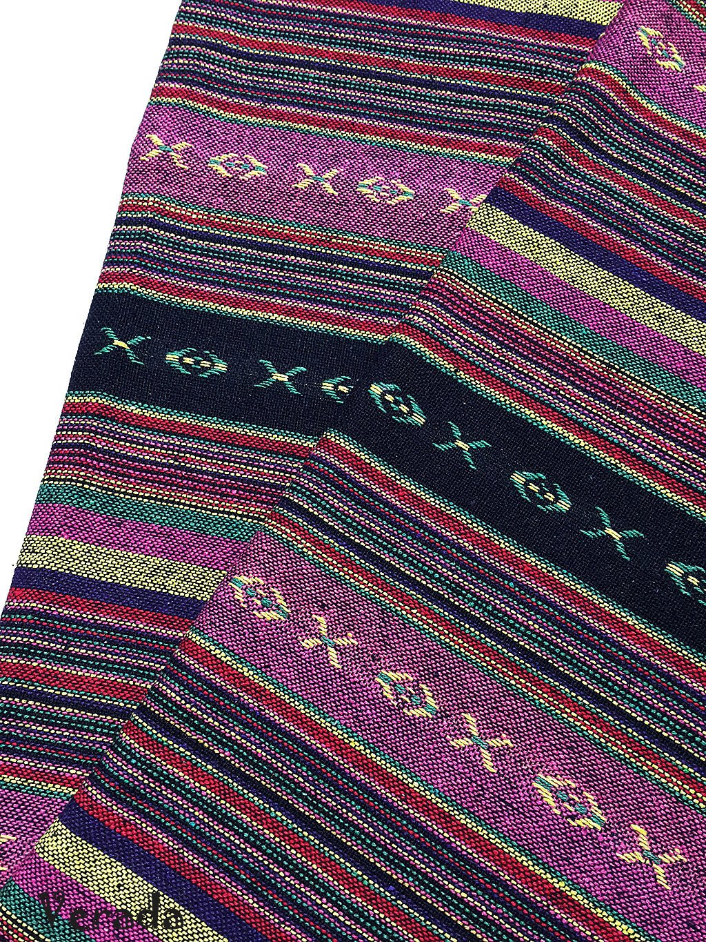 Thai Woven Cotton Tribal Fabric Textile 1/2 yard (WF108)