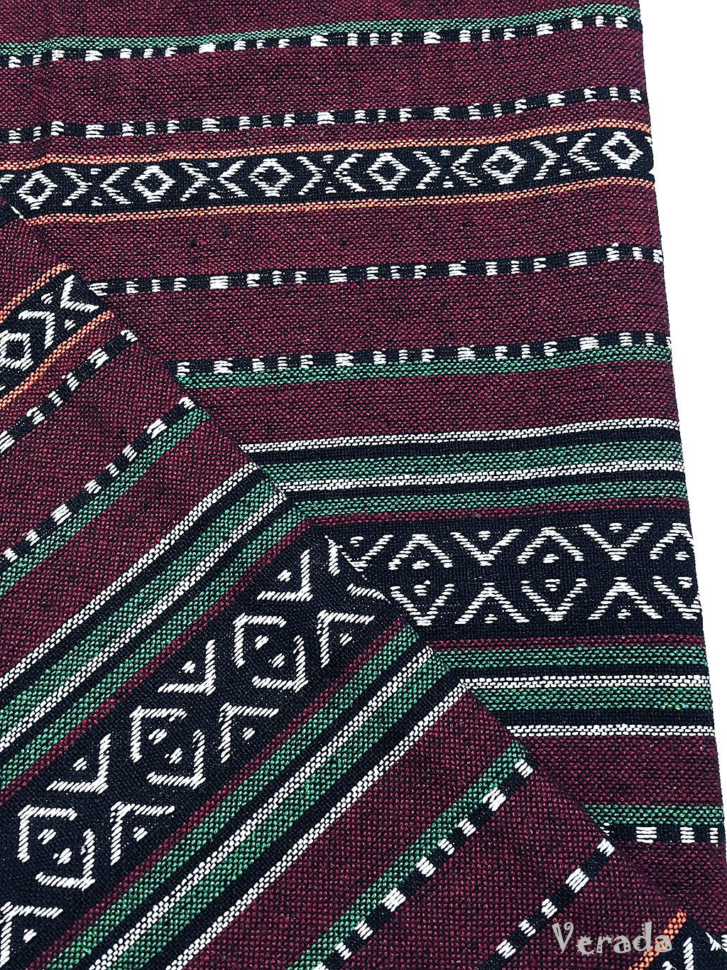 Thai Woven Cotton Tribal Fabric Textile 1/2 yard (WF109)