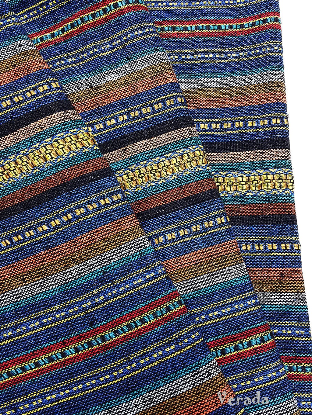 Thai Woven Cotton Tribal Fabric Textile 1/2 yard (WF57)