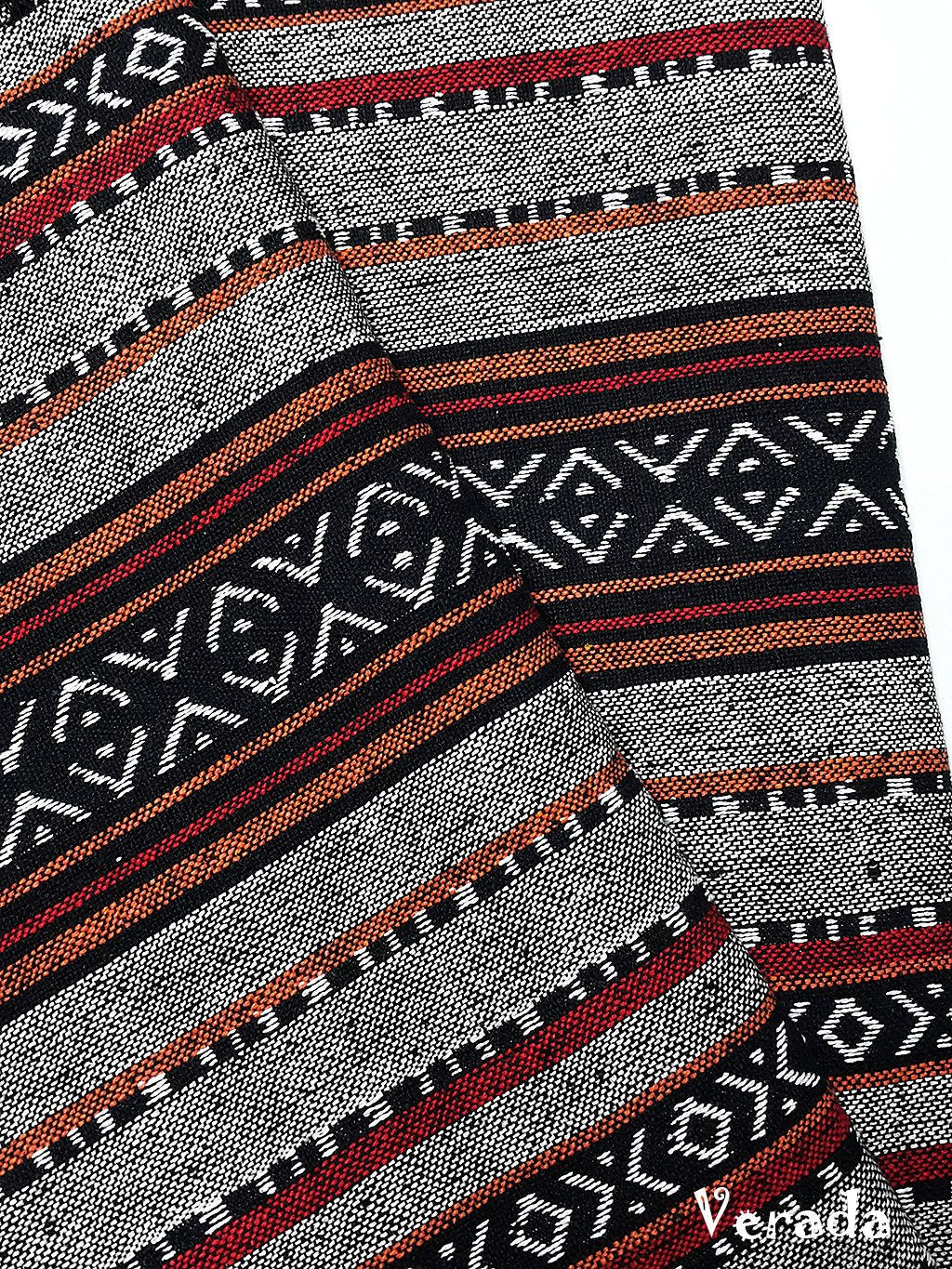 Thai Woven Cotton Tribal Fabric Textile 1/2 yard (WF147)