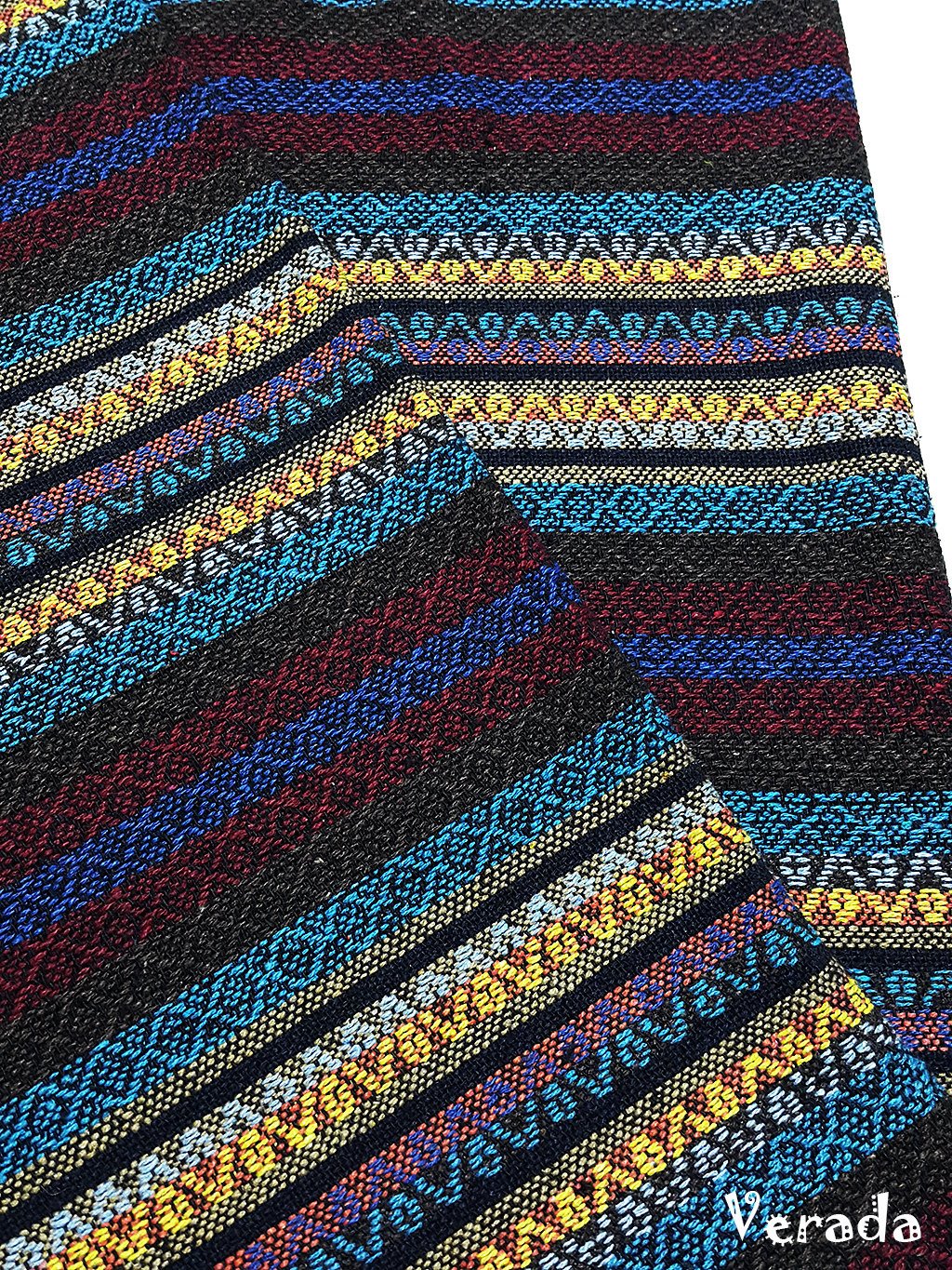 Thai Woven Cotton Tribal Fabric Textile 1/2 yard (WF148)