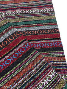 Thai Woven Cotton Tribal Fabric Textile 1/2 yard (WF120)
