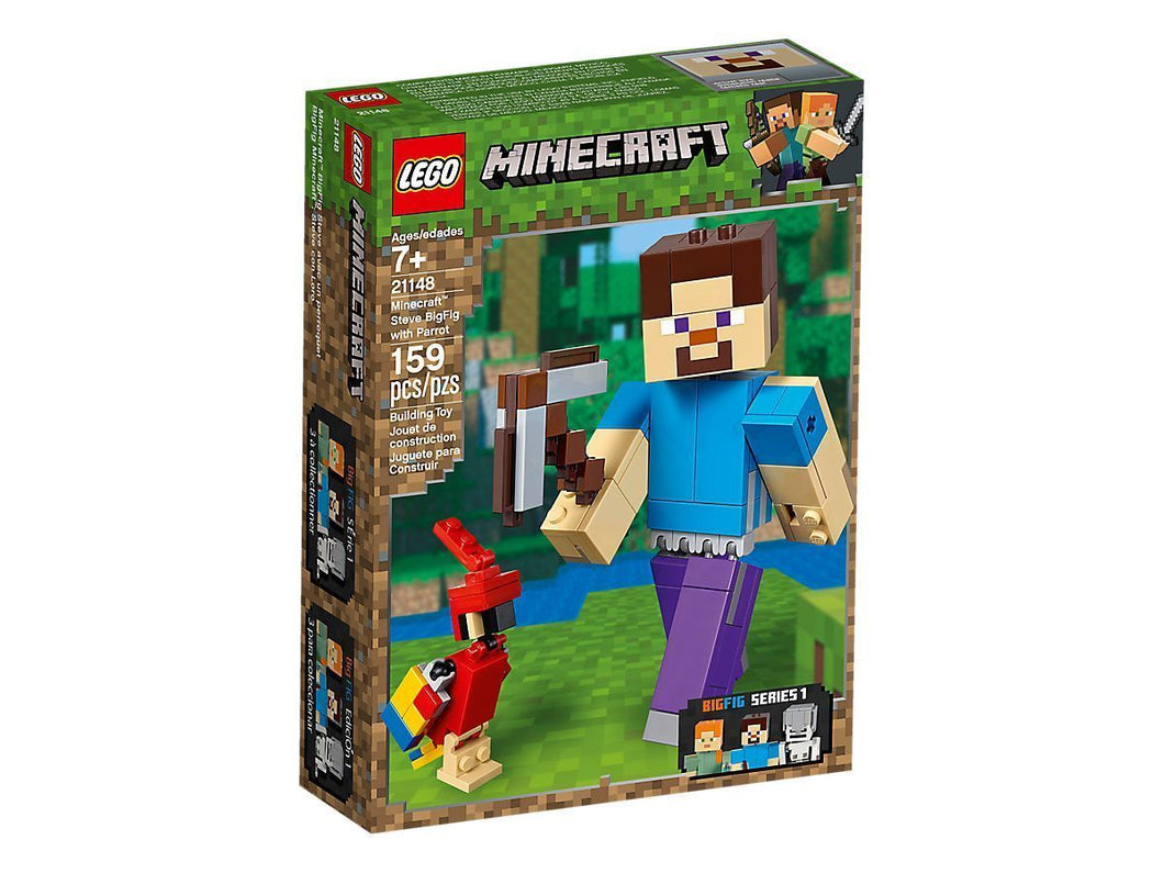LEGO®Minecraft Minecraft™ Steve BigFig with Parrot-21148
