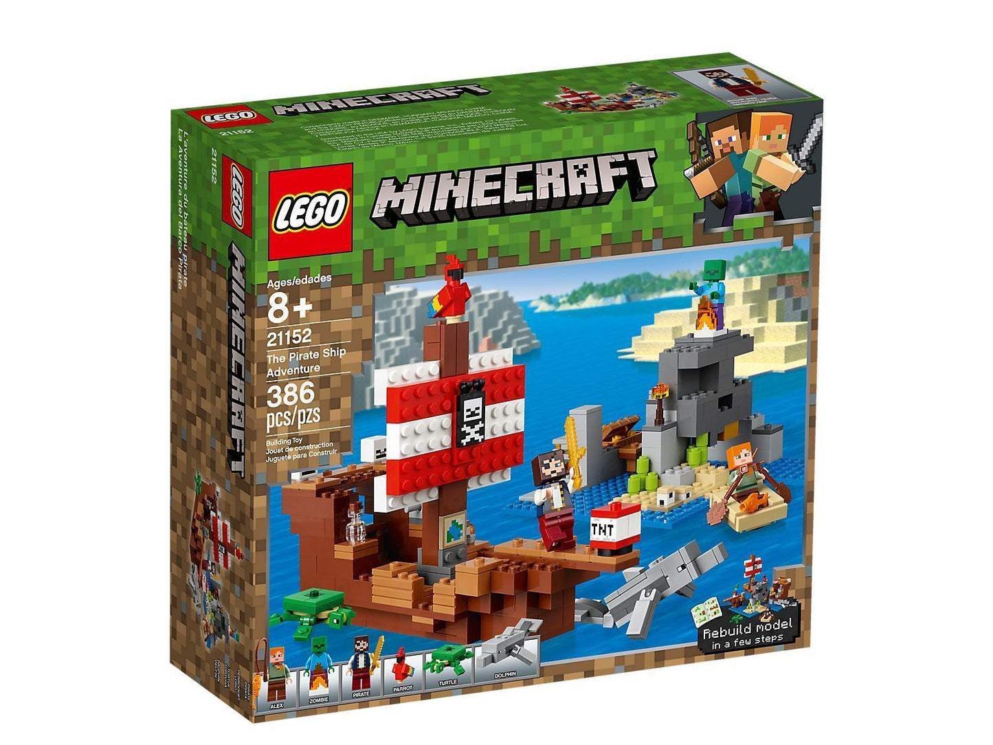 LEGO®Minecraft™The Pirate Ship Adventure-21152