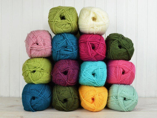 Lily Pond Blanket by Jane Crowfoot in Stylecraft Life DK CAL Colour Pack