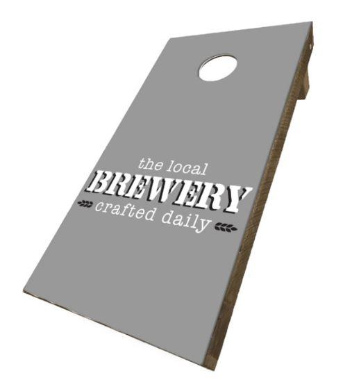 The Local Brewery Crafted Daily - Corn Hole Game Set