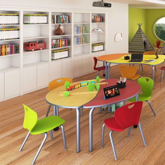 Scholar Craft FS949AMB Method Series Adjustable Height Ambit Collaborative Table - Quick Ship