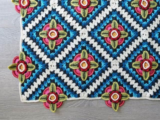 Mexican Diamonds Blanket Pack by Jane Crowfoot in Stylecraft Life DK