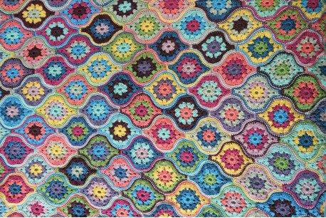 Mystical Lanterns Blanket by Jane Crowfoot Stylecraft in Life DK Colour Pack