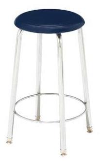 Scholar Craft CD7000 Adjustable Height Classroom Stool 18" - 24" Set of Two - Quick Ship