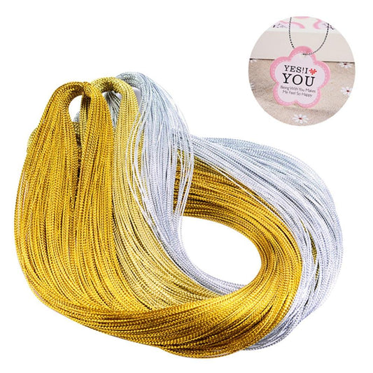 Metallic Style Gold Silver Craft String