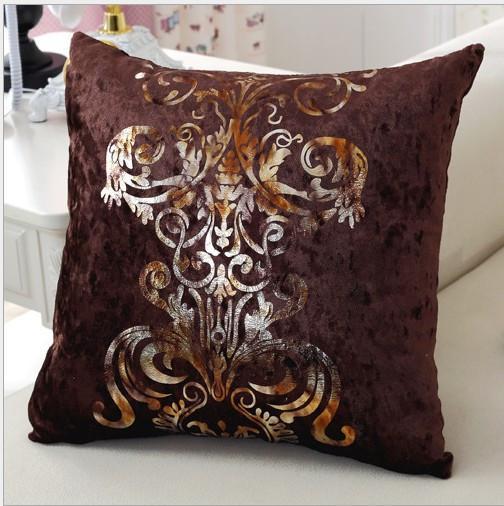 Luxurious Handcrafted Bronzing Cushion Cover
