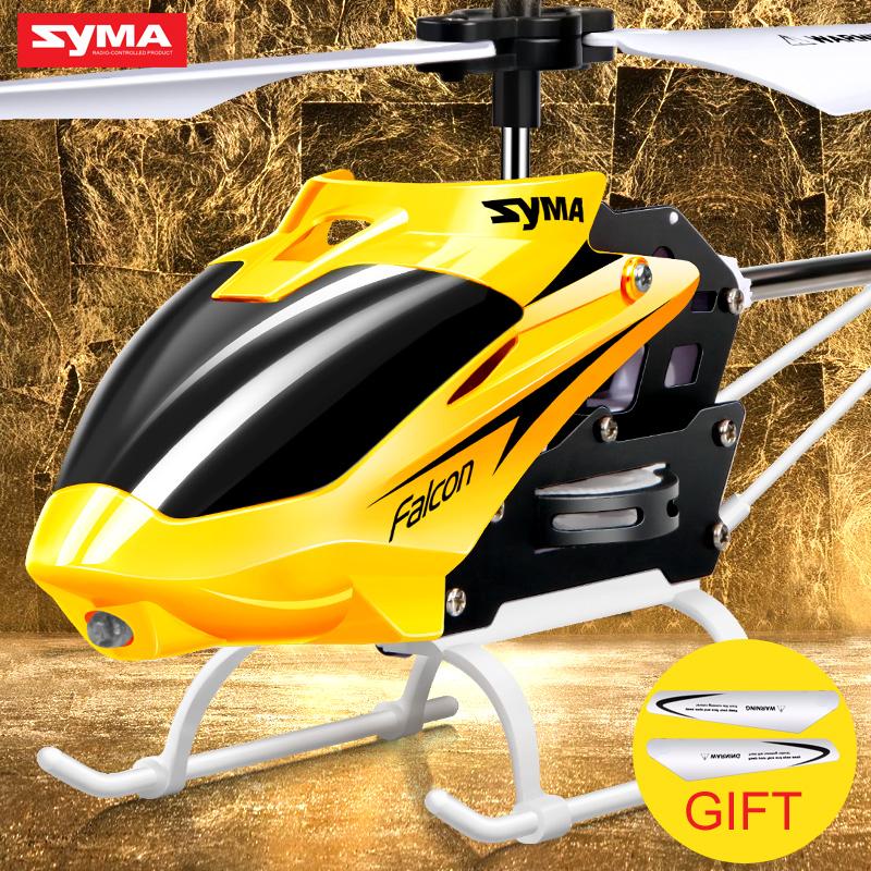 SYMA 2CH W25  electric Indoor Mini RC Aircraft remote control helicopter shatterproof Flying toys model 100% Original