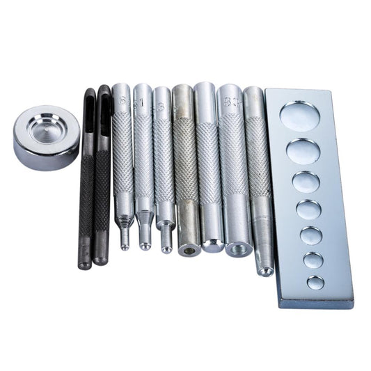 Leather Craft Hole Punch Button Setter Tool