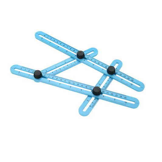 Measure Multi-Angle Ruler Template Tool 4 Colors Angle Measures All Angles Forms Angle-izer for Handymen Builders Craftsmen