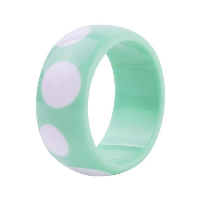 Spot Craft Round Bangle Bracelets