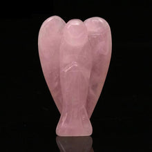 Load image into Gallery viewer, Quartz Natural Jade Crystal Pocket Guardian Archangel Sculpture Handicraft Ornaments