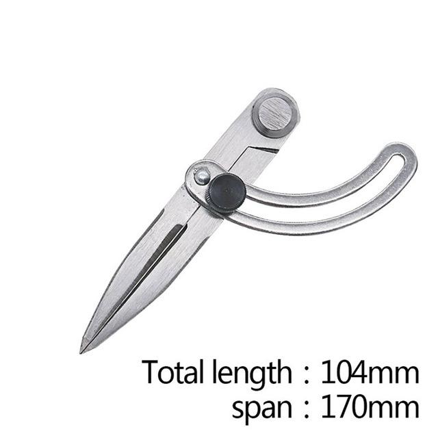 Spacing Compass Adjustable Craft Rotating Tool Scriber  Edge Creaser Stitch Sewing Leather Metal