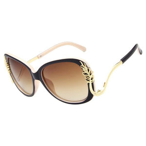 Hdcrafter Luxury Brand Sunglasses Women Brand Designer Vintage Female Ladies Fashion Oversized Coating Sun Glasses Oculos De Sol