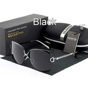 Hdcrafter Brand Women's Retro Oval Sunglasses Polarized With Box 0000