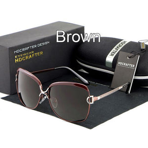 Hdcrafter Brand Women's Retro Oval Sunglasses Polarized With Box 0000
