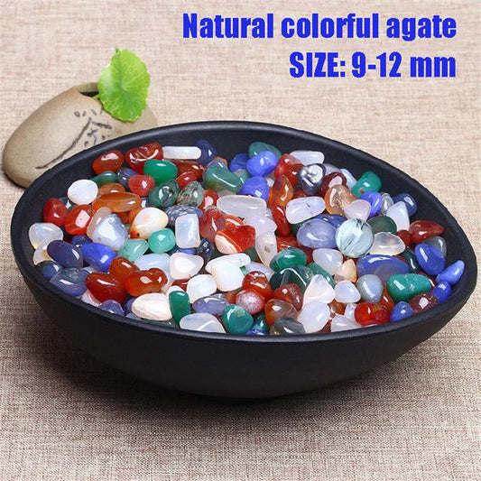 MAGICCOO 100G/PACK Agate Natural Cobblestone Healing Quartz Crystals Spirituality Reiki Minerals Rain Stone DIY Ornament Craft