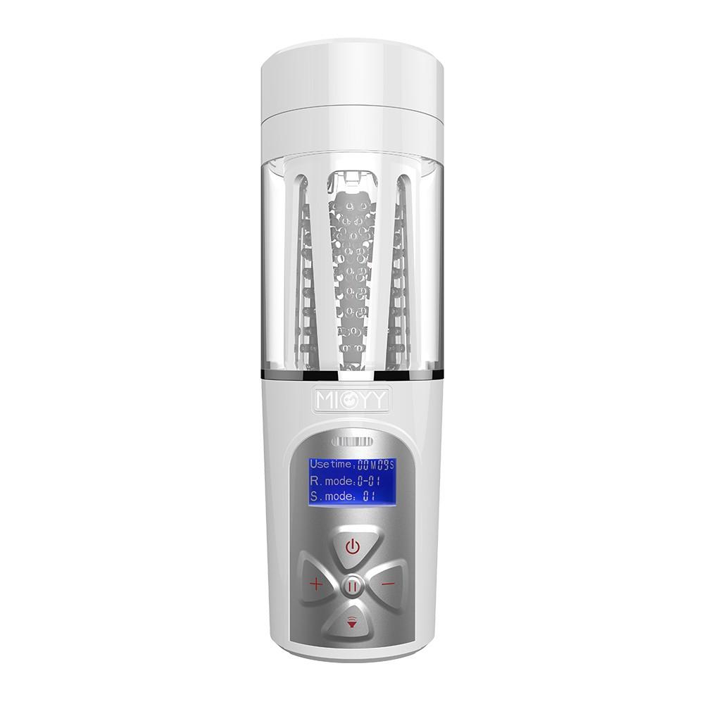 Multi-frequency Realistic Super Soft Automatic Silicone Aircraft Cup Rotating Sucking Pumping Male Masturbation Device Auto Suck Vibrating Masturbator Cups Stimulating Sex Toys Men Use Adult Sex Product