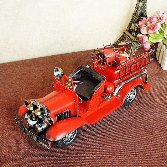 Retro Fire Engines Metal Craft  Models