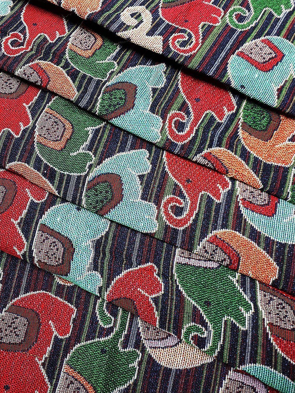 Woven Cotton Fabric Craft Supplies Woven Textile Elephant 1/2 yard (WFF221)