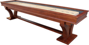 Playcraft Columbia River 12' Pro-Style Shuffleboard in Chestnut