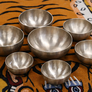 Handcrafted Set of 7 Meditation Bowls