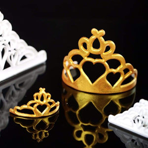 Sugarcraft Crown Mold  - 2 Piece Set
