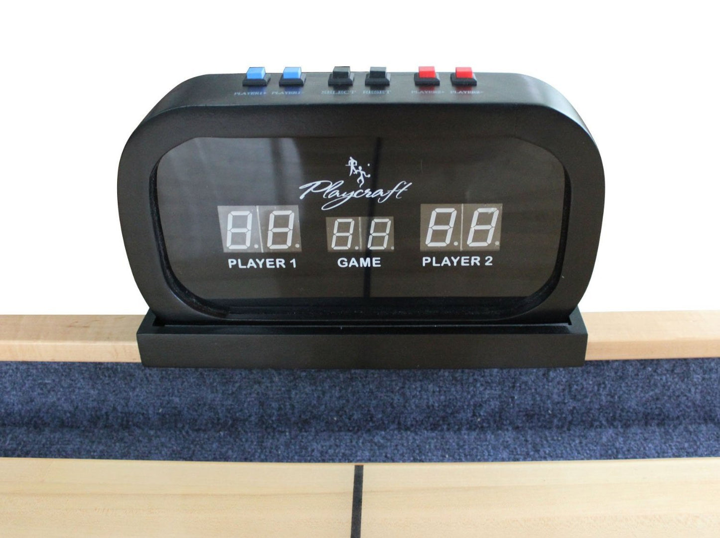 Playcraft 11" Hard Wood Elec. Shuffleboard Scorers in Black, Cherry, Espresso and Honey