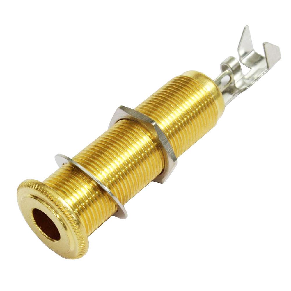 Switchcraft 125B Stereo Gold TRS 1/4" Long Threaded Input Jack