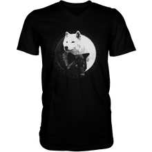 Load image into Gallery viewer, Yin Yang Wolf Inspired by Witchcraft &amp; Wicca - Mens - V-Neck - Small to 3XL